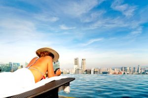 Safest Places To Travel - Rooftop Pool In Singapore - AssistAnt Luxury Travel