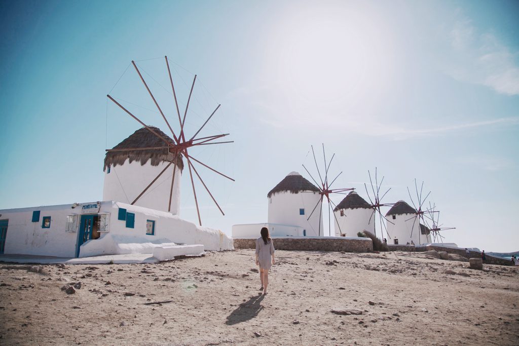 Greece Mykonos Windmills - AssistAnt Travel