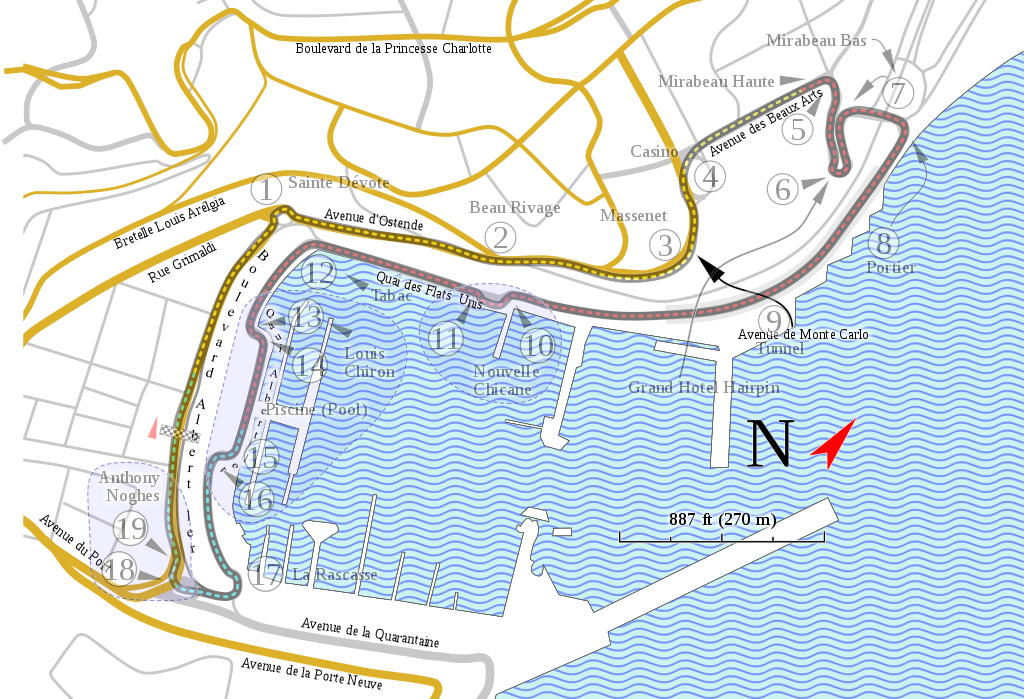 Monte Carlo Formula 1 track - AssistAnt Travel