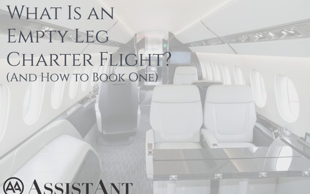 What is an Empty Leg Charter Flight? (And How to Book One)