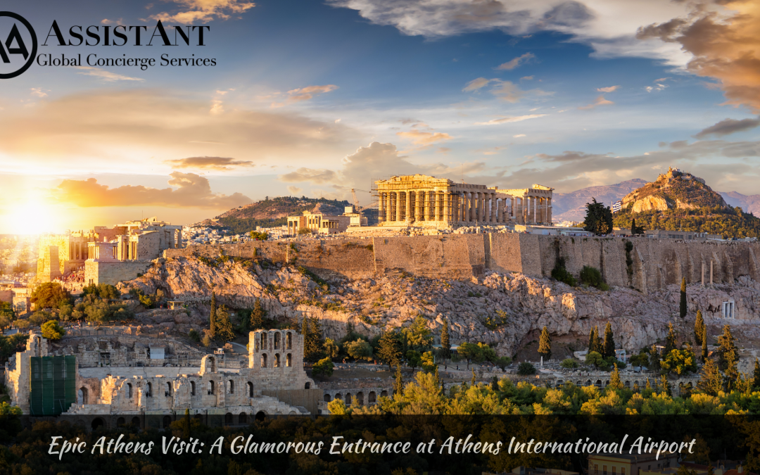 Epic Athens Visit: A Glamorous Entrance at Athens International Airport